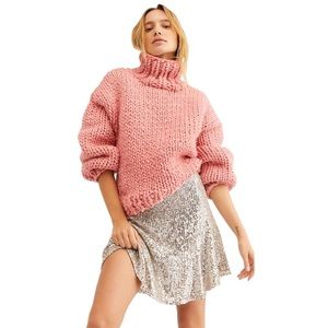 NWT Free People Trumpet Sequin Skirt